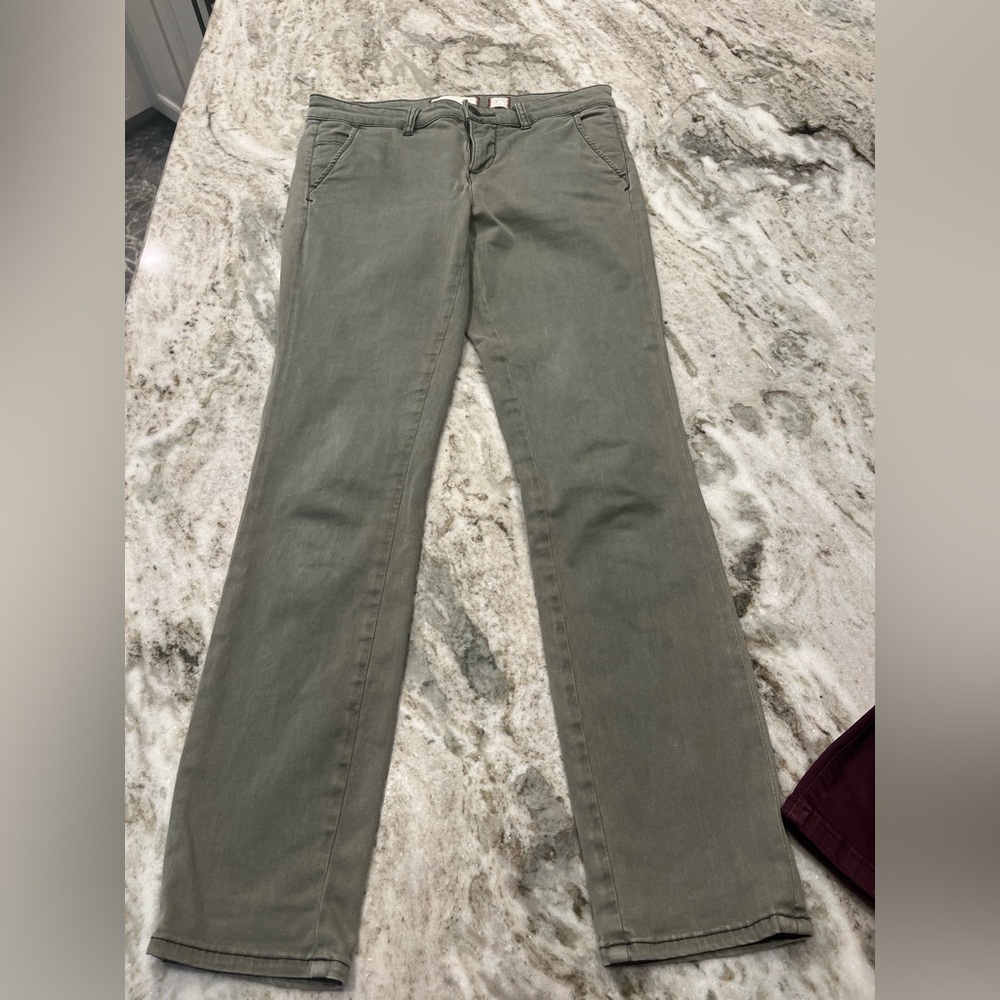 Hei‎ Hei By Anthropologie Army Green Jeans Size 27